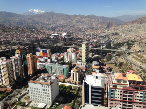 La Paz vista desde el edificio 